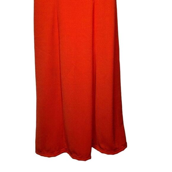 DRESSBARN Orange Midi Dress - Picture 11 of 14